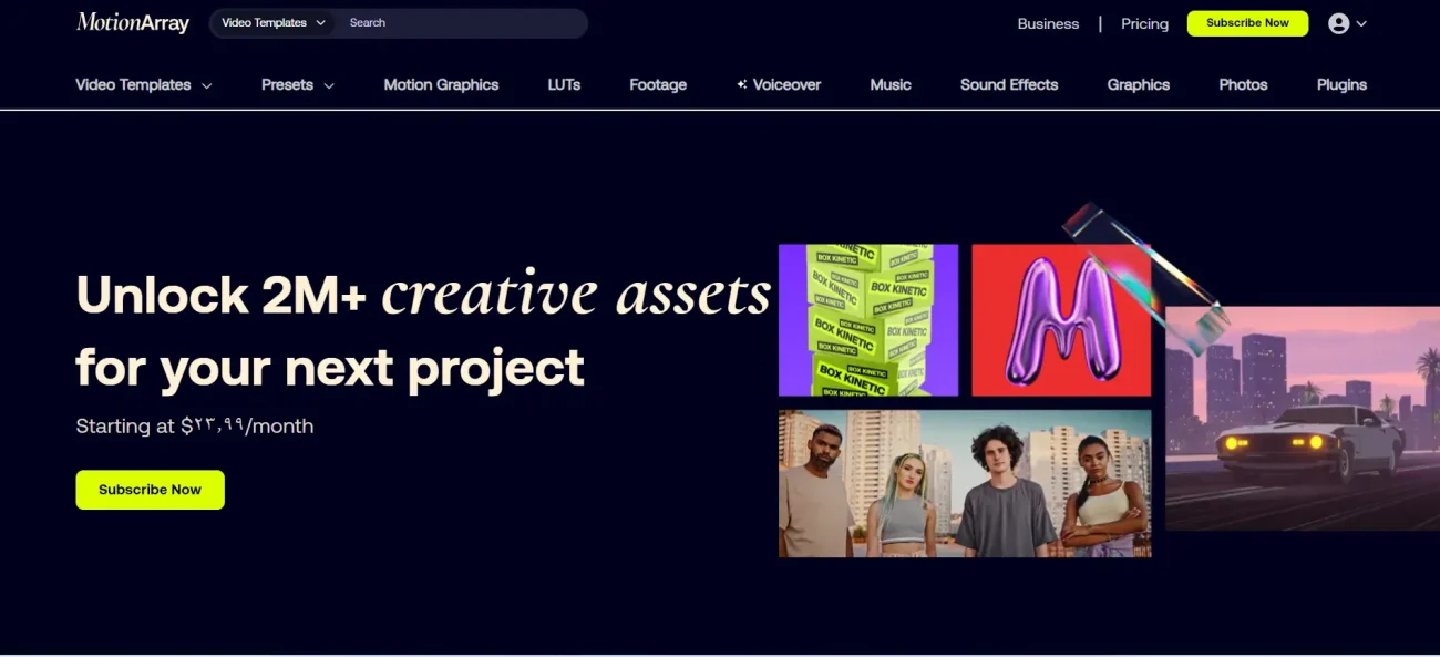 اشتراک موشن اری (Motion Array) 2 اشتراک موشن اری (Motion Array) | تصویر 2