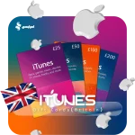 گیفت‌کارت iTunes انگلیس